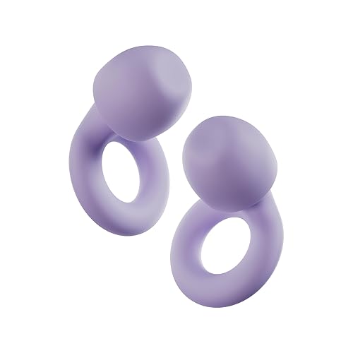 Loop Quiet 2 Ear Plugs – Ultra-Comfy Reusable Noise-Reducing Earplugs for Sleep, Deep Focus, Travel, Noise Sensitivity | Flexible Hearing Protection | Customizable Fit | 24dB (SNR) Noise Reduction - Violet