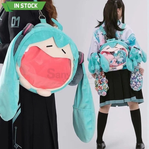 【In Stock】Hatsune Miku Cosplay Miku Backpack