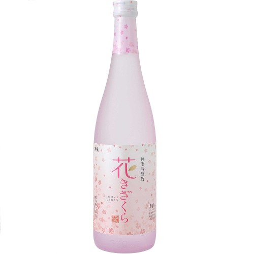 Kizakura "Hana Kizakura" – Leichter, süßer Junmai Ginjo Sake – Original japanischer Sake – 12 % Alkoholgehalt – 1 x 720 ml - 