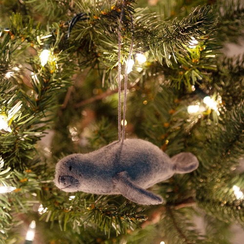 Handmade Sea Life Ornament | Manatee