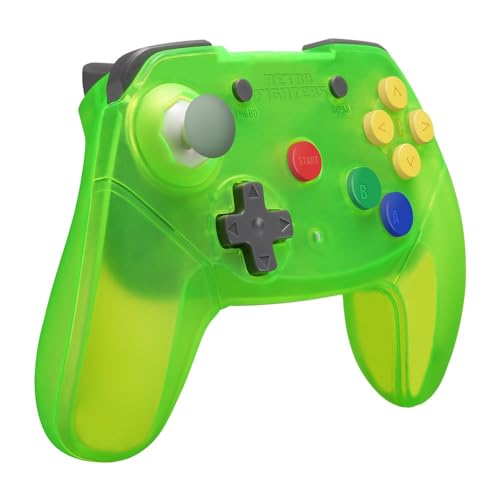 Retro Fighters Brawler64 Wireless Edition N64 Controller - Nintendo 64 - Limited Edition Extreme Green - Extreme Green