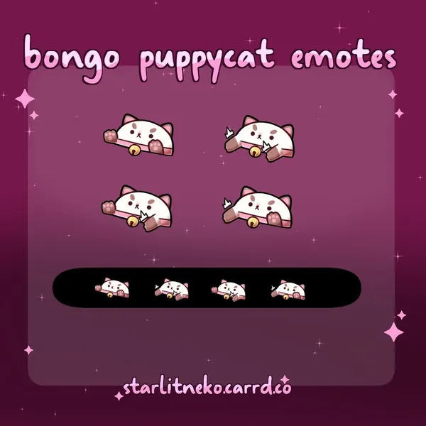  ANIMATED Bongo Puppycat 