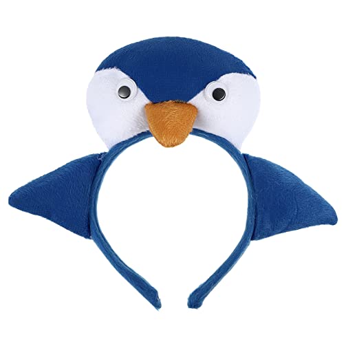 Amosfun Animals Headband Penguin Hair Band Cute Penguin Hair Band Halloween Childrens Decoration Party Headwear - Black