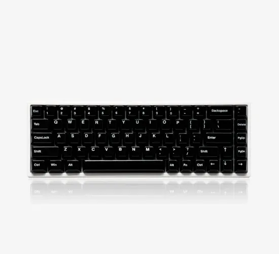 CERAMIC KEY KAPS | Black / With Legends