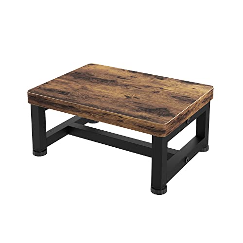 Wooden Step Stool - Rustic Brown
