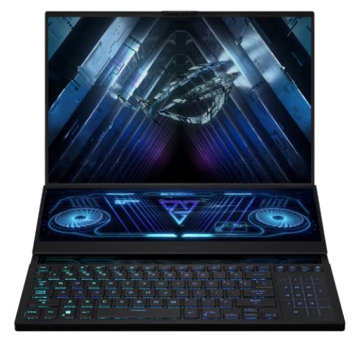 ASUS ROG Zephyrus Duo 16 (2022) Gaming Laptop, 16” Mini LED 240Hz/3ms, QHD 16:10 Display, 100% DCI-P3, NVIDIA GeForce RTX 4090, AMD Ryzen 9, 32GB DDR5, 2TB SSD, Windows 11 Pro, GX650PY-XS97, Black - RTX 4090