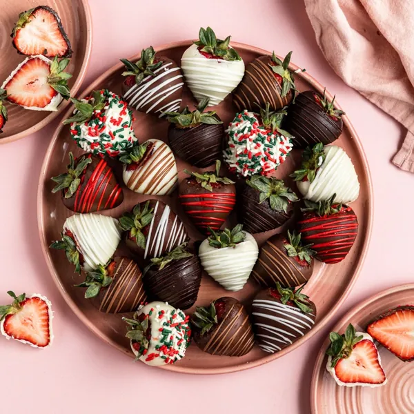 Hand-Dipped Chocolate Covered Strawberries