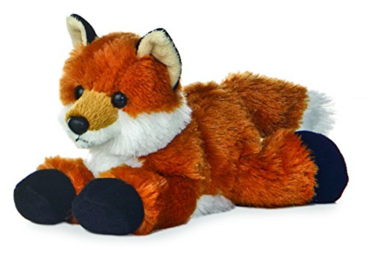 Aurora® Adorable Mini Flopsie™ Foxxie™ Stuffed Animal - Playful Ease - Timeless Companions - Orange 8 Inches - Plush