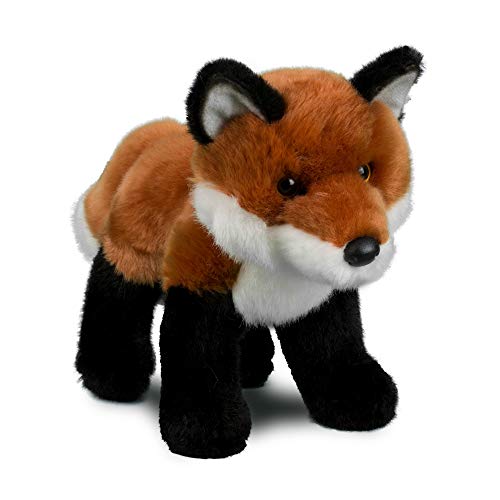 Douglas Bushy Red Fox Plush Stuffed Animal - Russet / Black / White