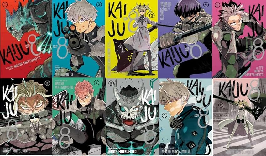 Kaiju No. 8 Manga, Volumes 1-10 Collection Set