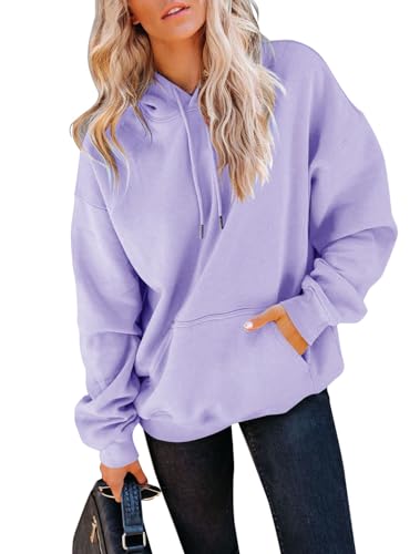 Yuccalley Women's Long Sleeve Fashion Pocket Hoodies Casual