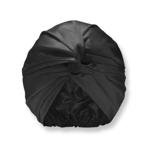 Satin Hair Bonnet - Black