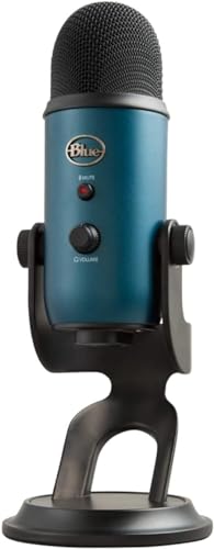 Logitech for Creators Blue Yeti USB Mic for Recording and Streaming – Black & Teal (Renewed) - Teal
