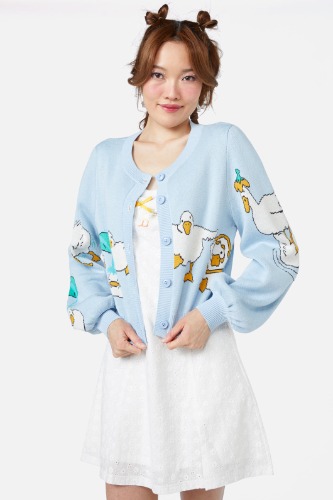 Dangerfield Puddle Duck Cardigan | 6 / Blue
