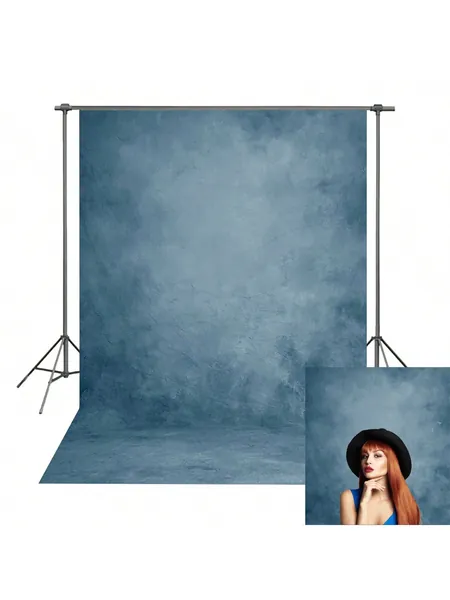 5*7 ft blue backdrop for photography studio
