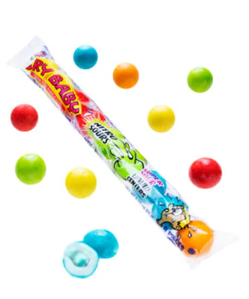 Nitro Sour Liquid Center Gumballs: Gum so sour it'll make you cry!