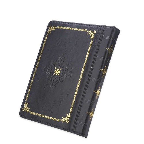 Book Style Pu Leather Case Cover for 6"ebook Reader Case Cover for Sony/kobo/Pocketbook/Nook/tolino 6inch ebook Reader (Black) - Black