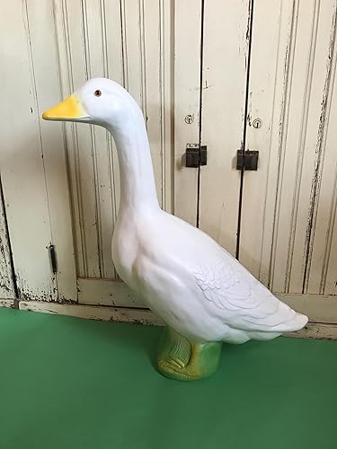 Goose Statue Original Eyes