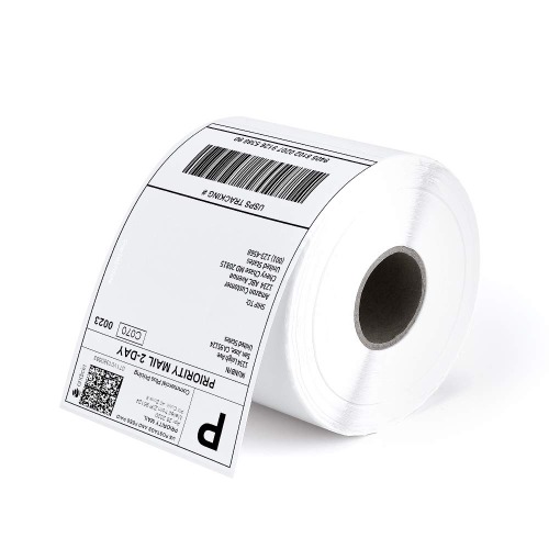 MUNBYN Thermal Direct Shipping Label (Pack of 500 4x6 Per Roll Labels) - Commercial Grade - Roll