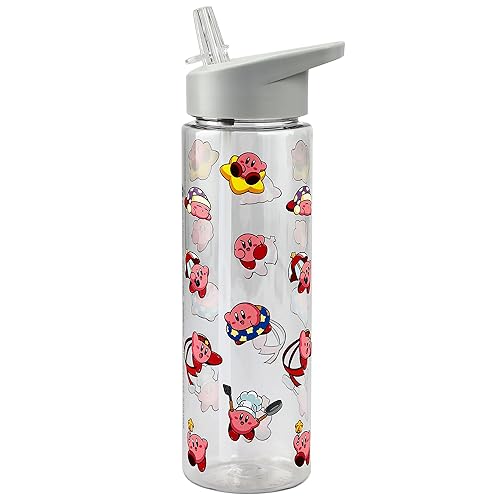 Kirby Pink Puff 24 oz Single Wall UV Water Bottle - Kirby-themed