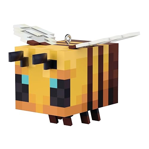 Hallmark Keepsake Christmas Ornament 2023, Minecraft Bee, Gifts for Gamers - Mob Bee