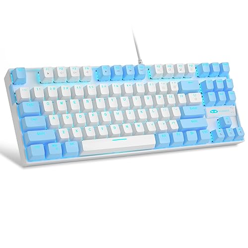  Blue & white Keyboard