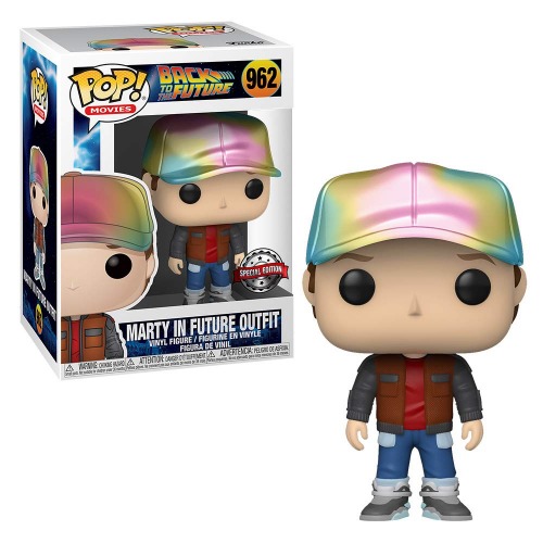 Funko 48709 Pop! Movies: Back to the Future - Marty in future Outfit (Special Edition) #962
