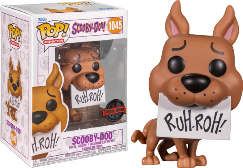 Funko Vinylfigur Scooby Doo Ruh-Roh #1045-Exclusive Special Edition Pop Figures 61955, Film, Mehrfarbig