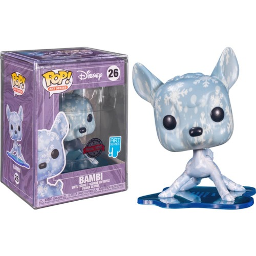 Funko 55671 POP Artist Series: DTV- Bambi (Special Edition) - Amazon Exclusive