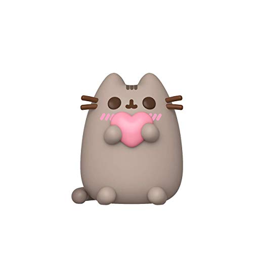 Funko Pop! Pusheen: with Heart - Funko 44529 POP Pusheen w/Heart Collectible Toy, Multicolour