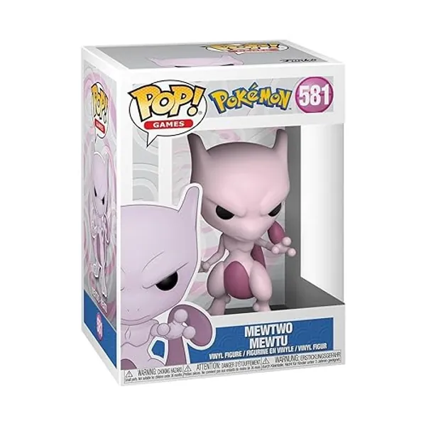 Funko POP! Games: Pokemon - Mewtwo - Collectable Vinyl Figure - Gift Idea - Official Merchandise - Toys for Kids & Adults - Video Games Fans - Model Figure for Collectors and Display - POP ''4