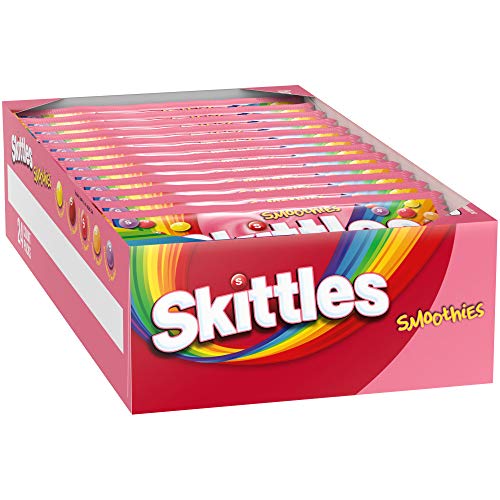 SKITTLES Smoothie Summer Chewy Candy Assortment , 24 Ct Bulk Candy Box - Smoothie