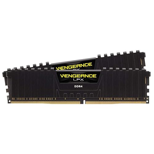 Corsair VENGEANCE LPX DDR4 RAM 16GB (2x8GB) 3600MHz CL18 Intel XMP 2.0 Computer Memory - Black (CMK16GX4M2D3600C18) - 2 x 8 GB