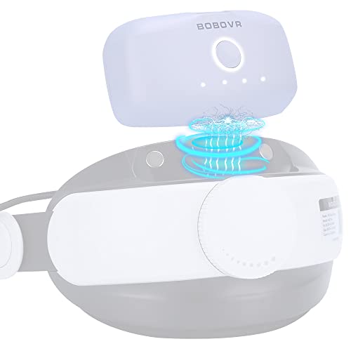 BOBOVR B2 Battery Pack,M2 Pro Replacement Spare Battery 5200mAh, Increase Quest2 About 3 hrs time, Magnetic Connections
