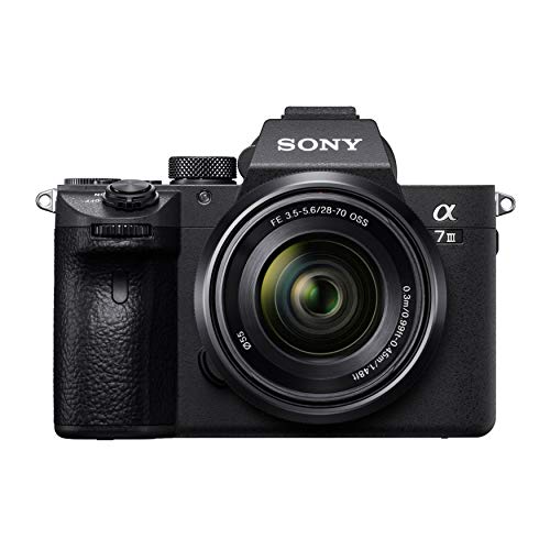 Sony a7 III (ILCEM3K/B) Full-frame Mirrorless Interchangeable-Lens Camera with 28-70mm Lens with 3-Inch LCD, Black - w/ 28-70mm - Base