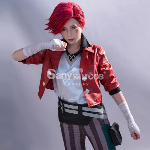 【In Stock】Game League of Legends Cosplay Arcane Vi Cosplay Costume - XL