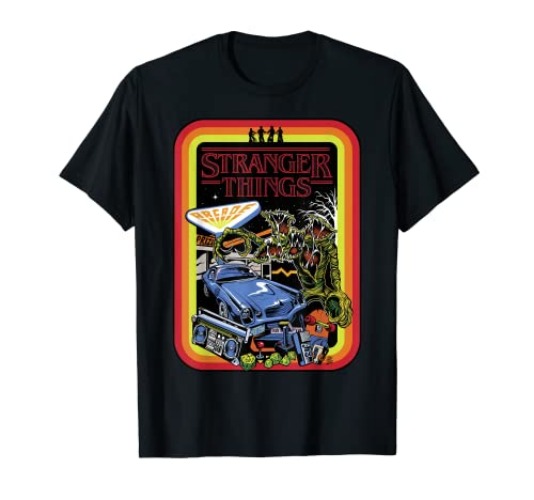 Stranger Things Day Retro Poster T-Shirt