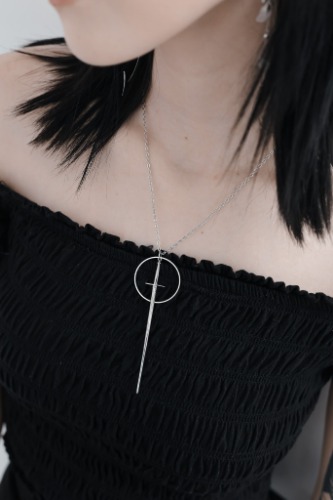 Divine Longsword Necklace | Silver