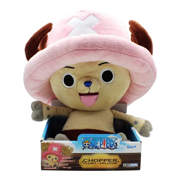 ABYstyle One Piece Straw Hat Crew Chopper Rumbling Plush 10" Tall Stuffed Figure Anime Manga Home Room Decor Essential Accessories Gift