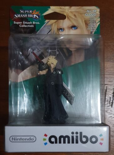 Nintendo Amiibo - Cloud Player 2 - Super Smash Bros - No 58 - RARE!  | eBay