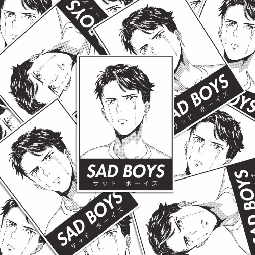 Sad Boys Lone Wolf Sticker