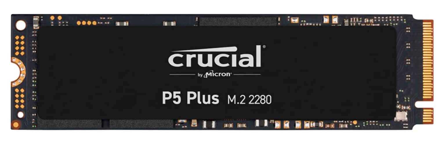 Crucial P5 Plus 1TB PCIe Gen4 3D NAND NVMe M.2 Gaming SSD, up to 6600MB/s - CT1000P5PSSD8 Solid State Drive - 1TB