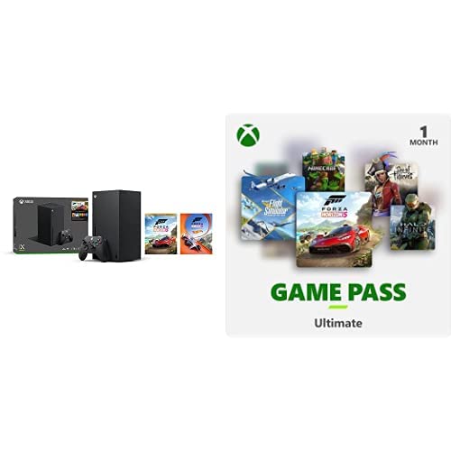 Xbox Series X – Forza Horizon 5 Bundle + Xbox Game Pass Ultimate: 1 Month Membership [Digital Code] - Forza Horizon 5 Bundle - + Game Pass Ultimate