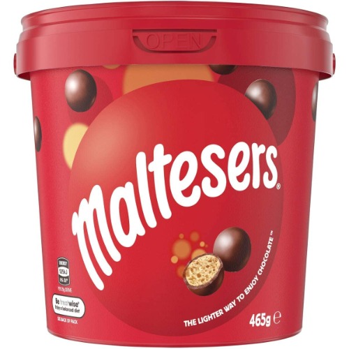 Maltesers Milk Chocolate Snack and Share Party Bucket 465g