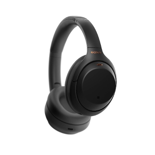 Sony WH1000XM4 Noise Canceling Wireless Headphones with Alexa Voice Control, Up to 30 Hours Battery Life, Black - Black