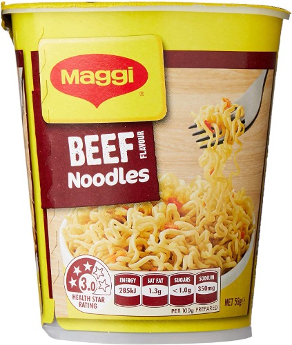 Maggi Beef Noodle Cup 12 Pack