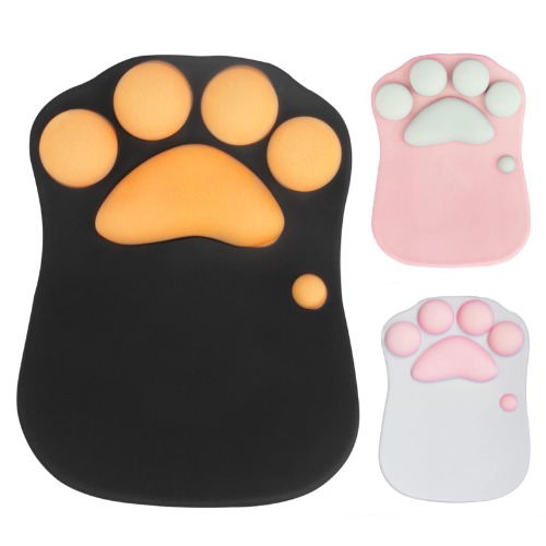 elec Space 3D Cute Mouse Pad Computer Anime Soft Cat Paw Mouse Pads Wrist Rest Support Comfort Silicon Memory Foam Gaming Mousepad Mat