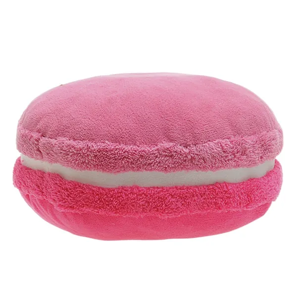 ChezMax Macaron Pillow Plush Back Bolster Cushion Microbead Throw Pillow Case Round Seat Cushion Home Decor Pillow for Sofa Bedroom Office Dormitory Car 14.5" Gradient Pink - Gradient Pink