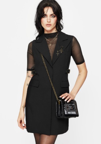 Oath Tailored Waistcoat Mini Dress | UK 16