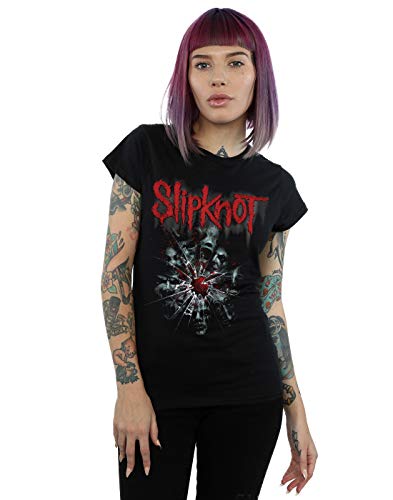 Absolute Cult Slipknot Women's Shattered Glass T-Shirt - XXL - Black